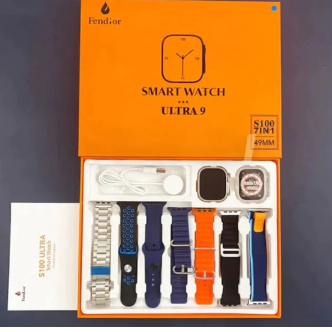 Reloj Inteligente Pulsera 7 en 1 - Serie 9 Ultra