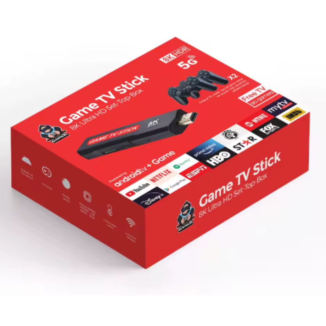 Game TV Stick 8k - androidTV + Game +1000 Juegos