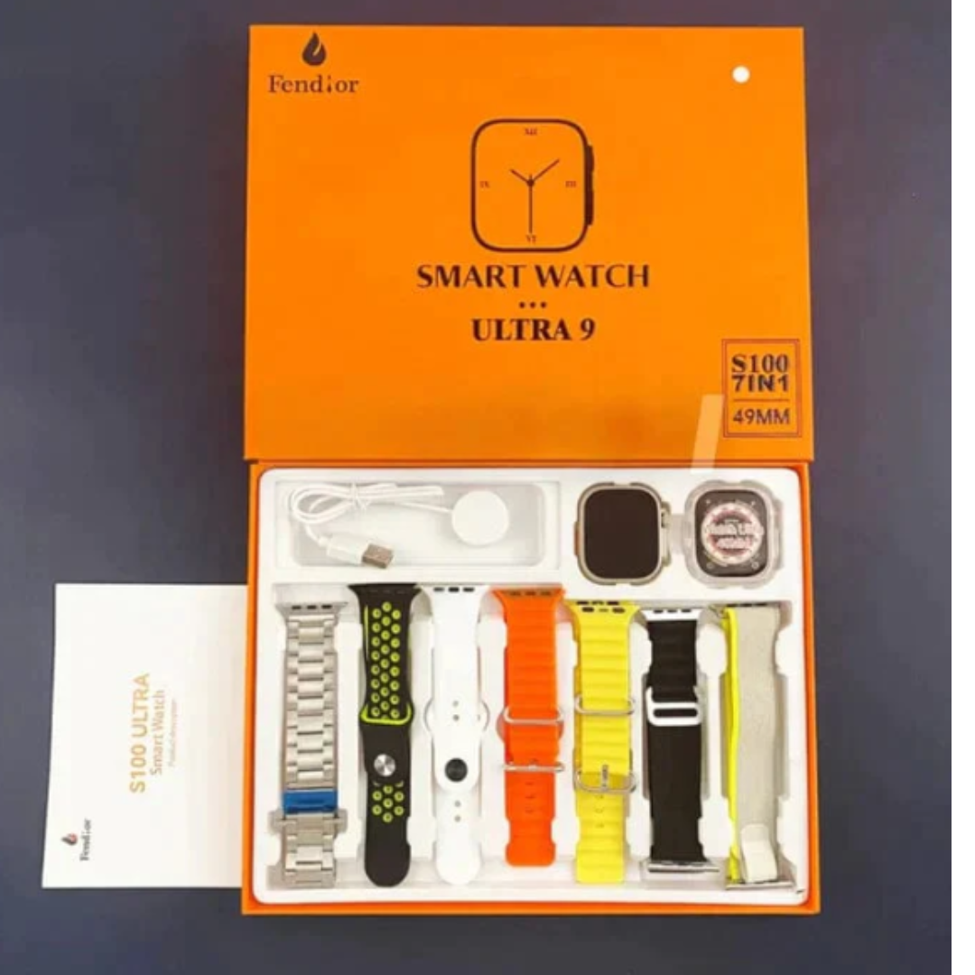 Reloj Inteligente Pulsera 7 en 1 - Serie 9 Ultra