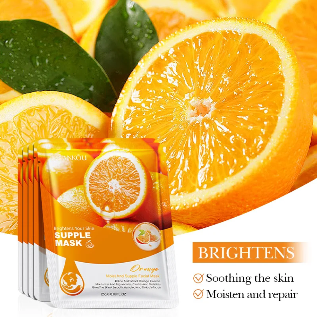 Mascarilla Facial Iluminadora de Naranja