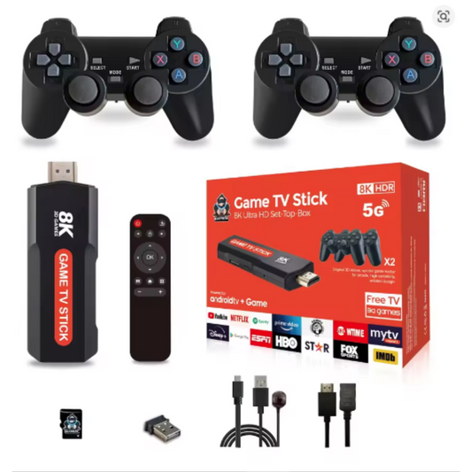 Game TV Stick 8k - androidTV + Game +1000 Juegos