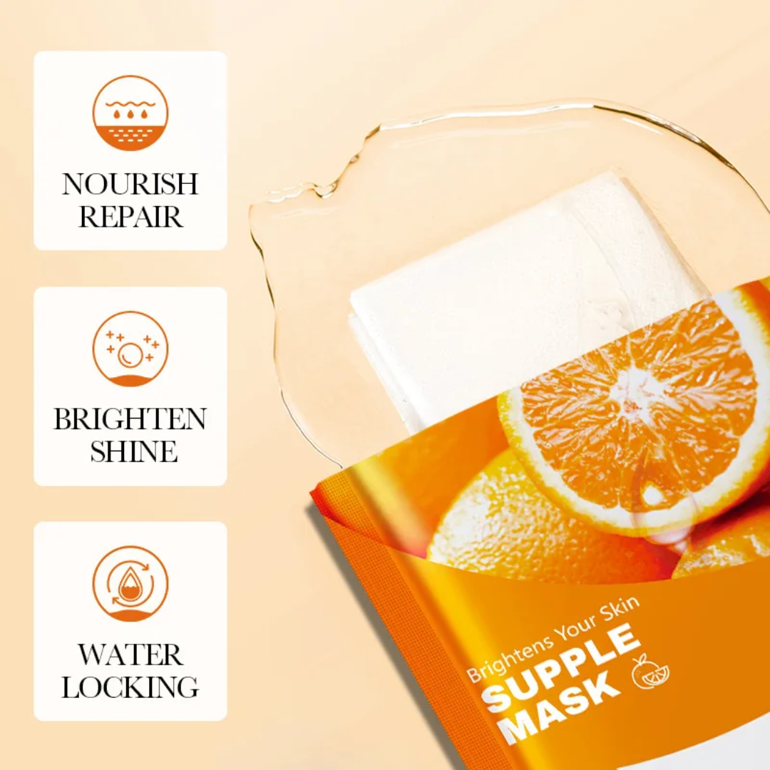 Mascarilla Facial Iluminadora de Naranja