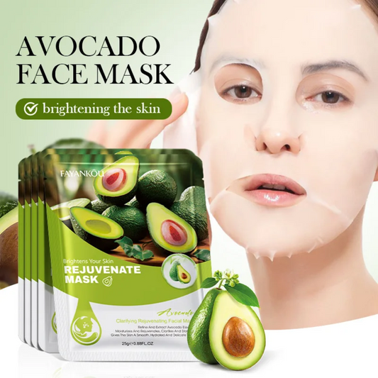 Mascarilla Facial de Aguacate Iluminadora y Rejuvenecedora